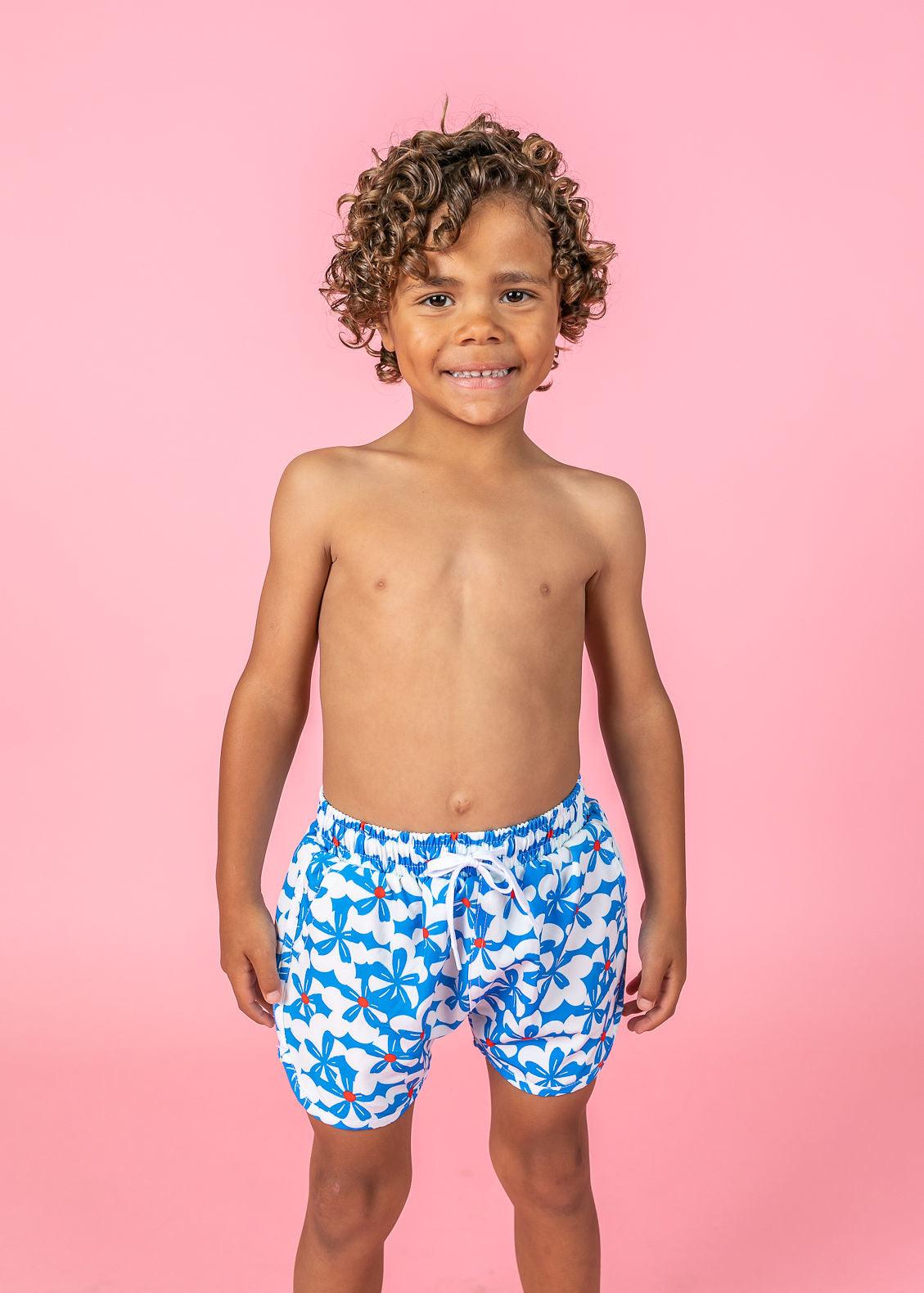 Boys Retro Swim Shorts Kortni Jeane Mix n Match Swimsuits