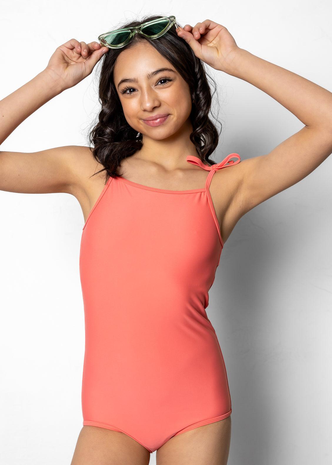 Youth Simply One-Piece  Ribbed Midnight Teal – Kortni Jeane