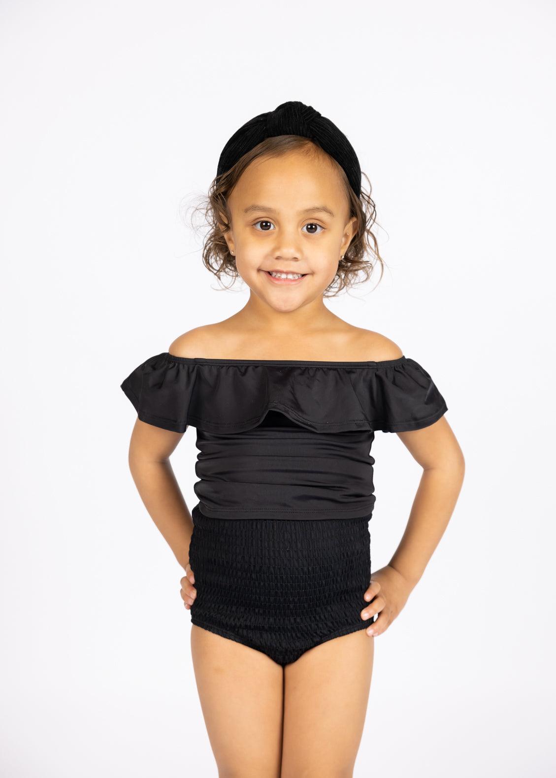 Girls black swimsuit bottoms online