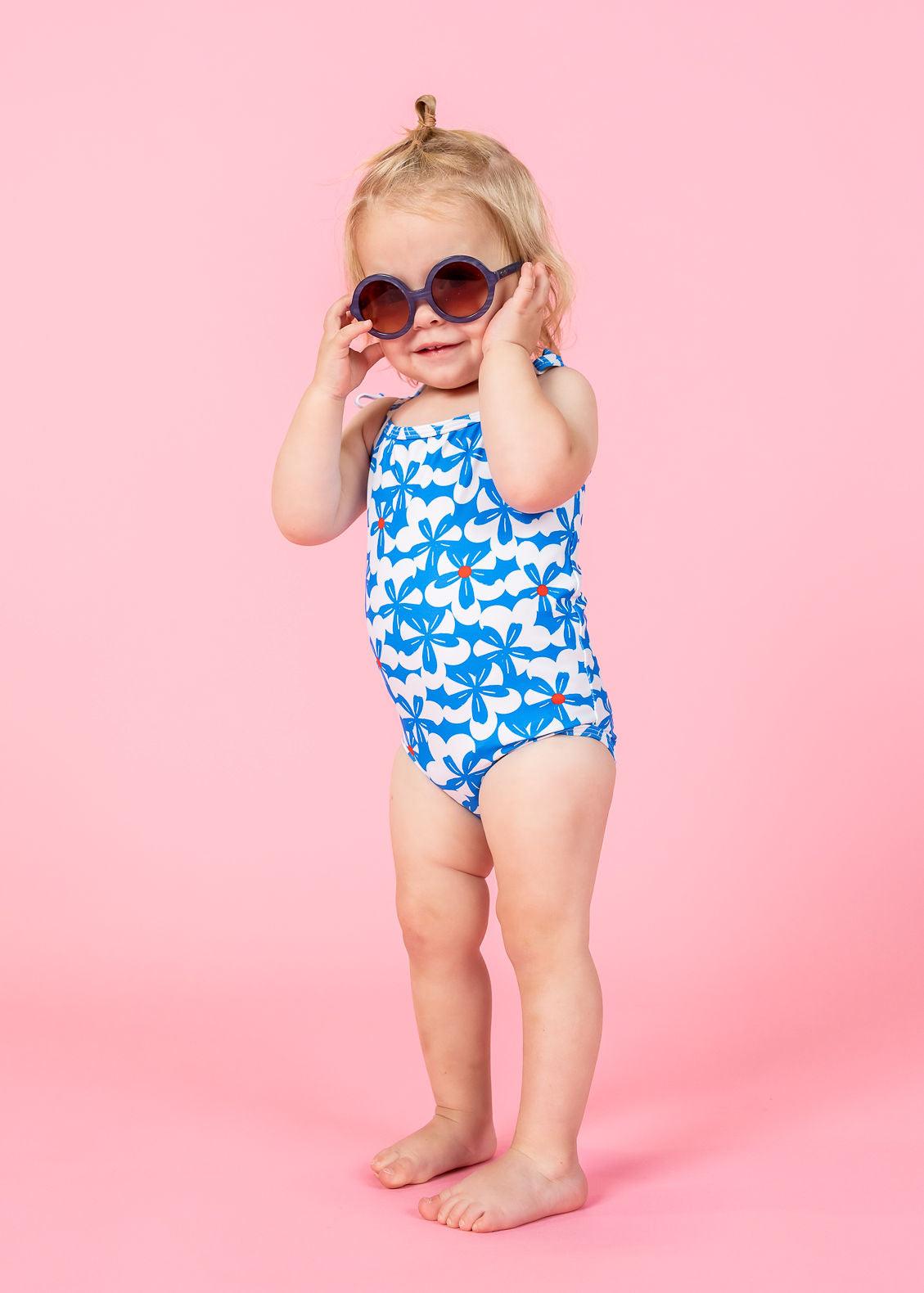 Baby Girl One-Piece Swimsuit - Flowerworks