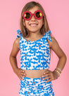 Girls Crop Top Swimsuit - Flowerworks