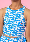 Teen Girl Crop Top Swimsuit - Flowerworks