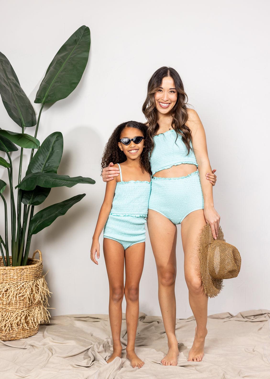 Smocked Bottoms | Fresh Mint - Kortni Jeane