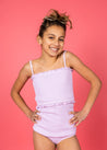 Youth Smocked Bottoms | Bright Lilac - Kortni Jeane