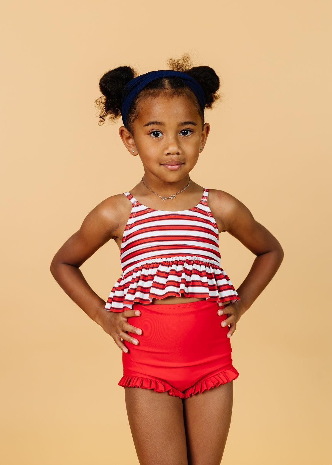 Baby girl red sales swimsuit